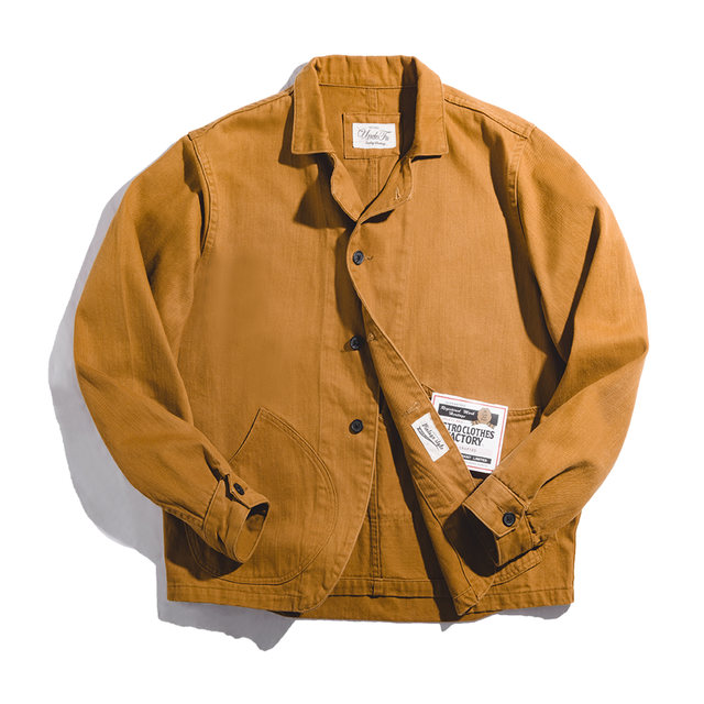 Madden workwear ເສື້ອ jacket retro ຝຣັ່ງ ginger Ami khaki casual hunting jacket multi-pocket men's spring