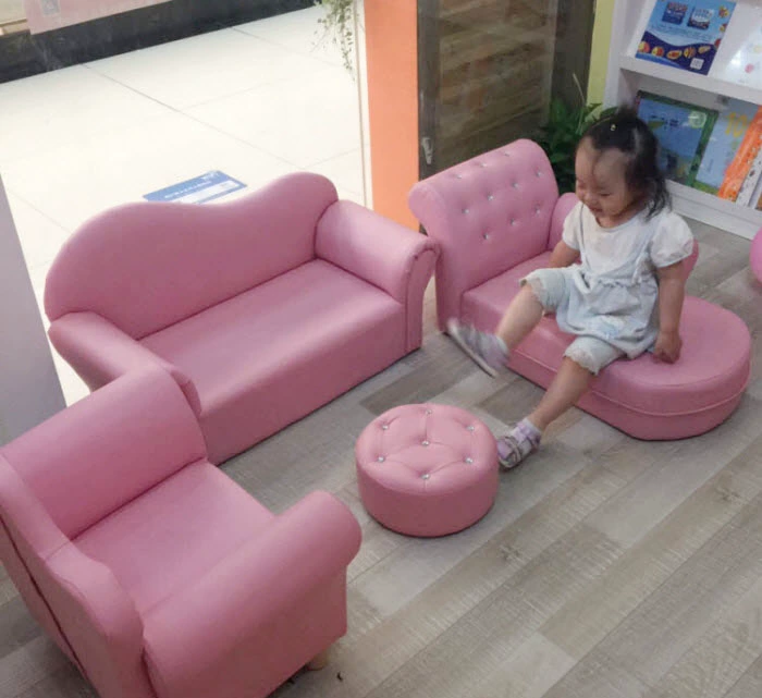 Trẻ em công chúa cô gái sofa vườn ươm nhỏ sofa ghế khu vực góc sofa phim hoạt hình nhà búp bê em bé dễ thương - Ghế sô pha