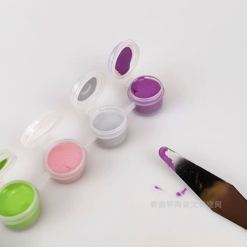 Пигментированная окрашенная школьная глина, 6 цветов