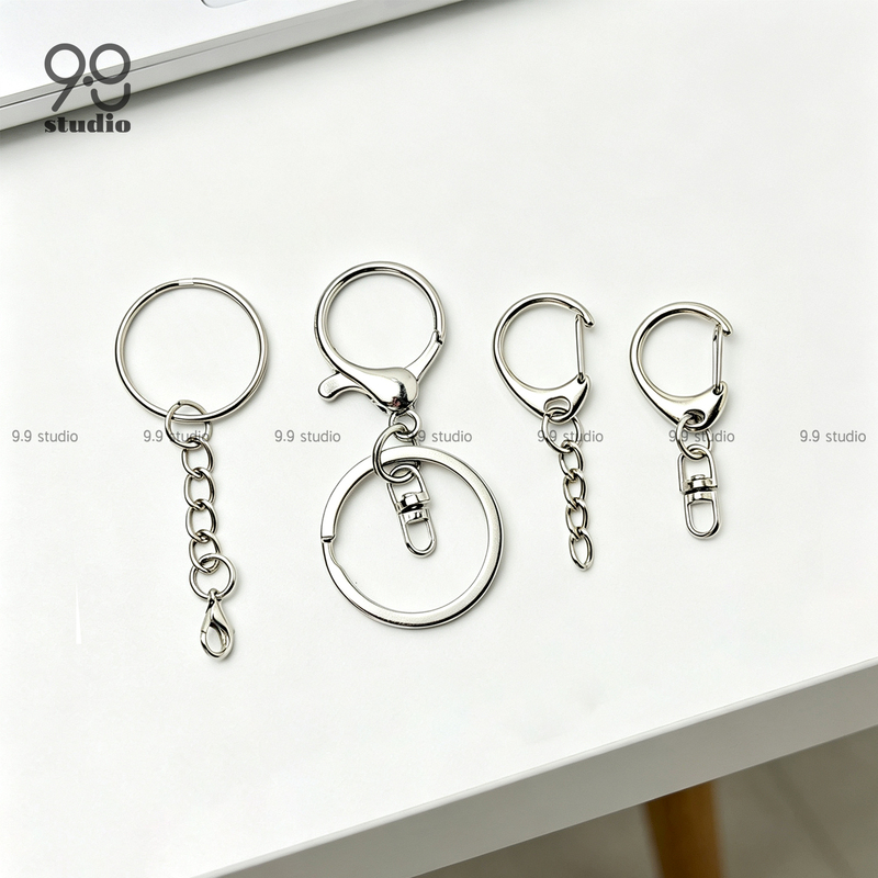 【9.9 Free Shipping】10 Metal Circle D-Shaped Buckles Keychain Bead Buckle DIY Doll Backpack Pendant Buckle 【9.9 Free Shipping】10 Metal Circle D-Shaped Buckles Keychain Bead Buckle DIY Doll Backpack Pendant Buckle