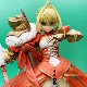 Fate / Grand Order Red Sabre Nero Seba Tượng trang trí nhân vật sắp đến thứ ba - Capsule Đồ chơi / Búp bê / BJD / Đồ chơi binh sĩ