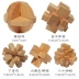 Elm Kong Ming khóa 5 bộ đồ chơi giáo dục cổ điển Lu Ban khóa trẻ em người lớn giải nén trí thông minh đồ chơi đồ chơi cho trẻ sơ sinh Đồ chơi IQ