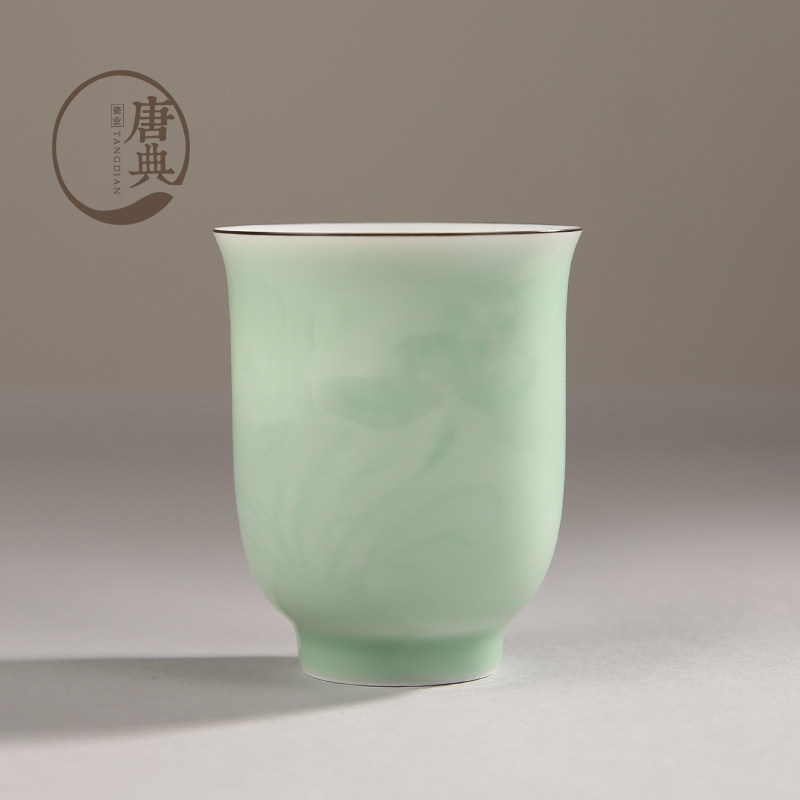 Shadow Sculpture Tea Cup Shadow Porcelain Tea Tea Tea Tea Tea Drinking Cup Personal Cup Master's Cup Office Cup Big