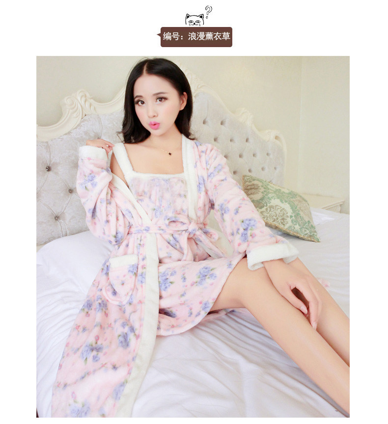 Peignoir jeunesse NATORI Trois pièces robe - Ref 601278 Image 26