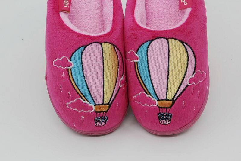 Pantoufles enfants en suède pour hiver - semelle caoutchouc - Ref 1004594 Image 16