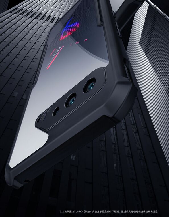 Transparent Clear Heatsink Heat Dissipation Airbag Corner Protection Tough Shockproof Rog Phone 6, Rog Phone 6 Pro Phone Case