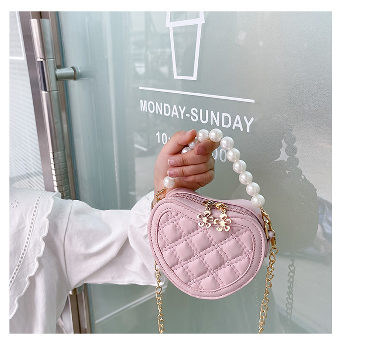New children's small round bag 2021 new style fashionable diamond-shaped little Chanel mini single-shoulder bag chain stylish crossbody bag undefined