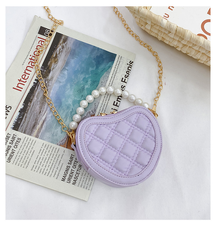 New children's small round bag 2021 new style fashionable diamond-shaped little Chanel mini single-shoulder bag chain stylish crossbody bag undefined