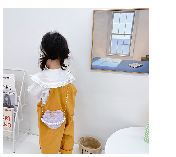 New children's small round bag 2021 new style fashionable diamond-shaped little Chanel mini single-shoulder bag chain stylish crossbody bag undefined