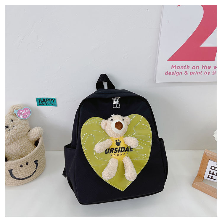 The new kindergarten schoolbag is lightweight and can prevent children from getting lost. The cute and super cute little bear baby is a trend of children's double-shoulder schoolbags undefined