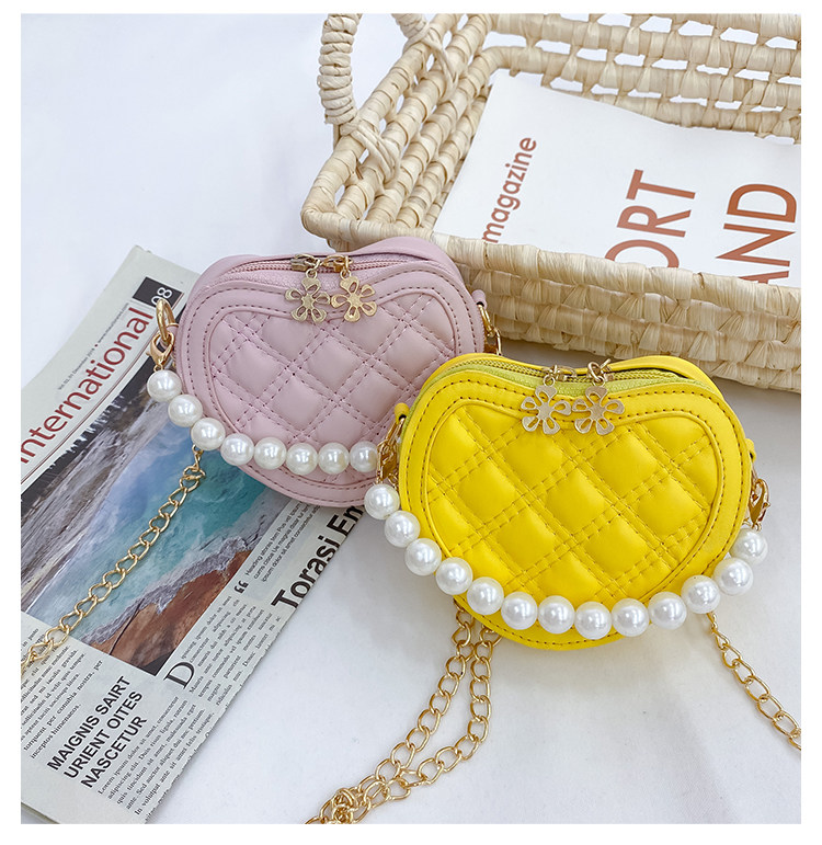 New children's small round bag 2021 new style fashionable diamond-shaped little Chanel mini single-shoulder bag chain stylish crossbody bag undefined