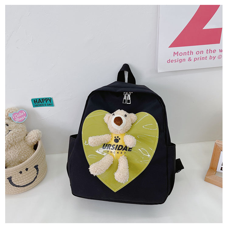 The new kindergarten schoolbag is lightweight and can prevent children from getting lost. The cute and super cute little bear baby is a trend of children's double-shoulder schoolbags undefined