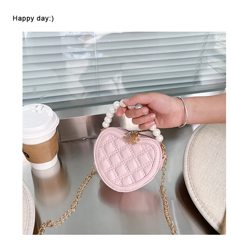 New children's small round bag 2021 new style fashionable diamond-shaped little Chanel mini single-shoulder bag chain stylish crossbody bag undefined