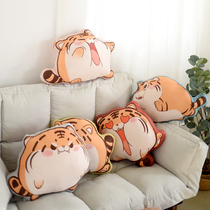 Cartoon Printed Tiger Tiger Year Hug Pillow Home Sofa Bedroom Back Cushion Floating Window Children Room Decoration Lunch Rest Leaning Pillow