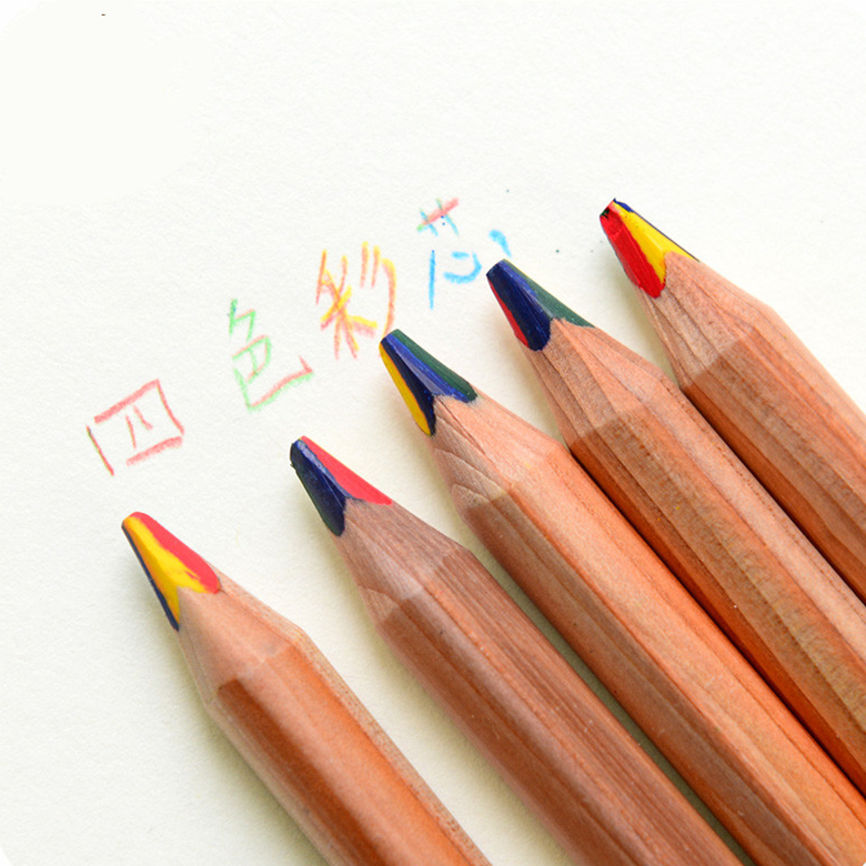 Marco 6403 Color Pencil Creativity Coarse Rod Rainbow Pencil Hand Ledger DIY Diary Children Painting Graffiti Color Pencil