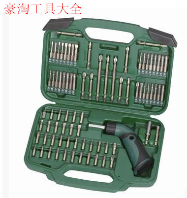 World of five gold tools 80 pieces 6 3MM series of screwup head sets lined with cross screwdriver heads 09326