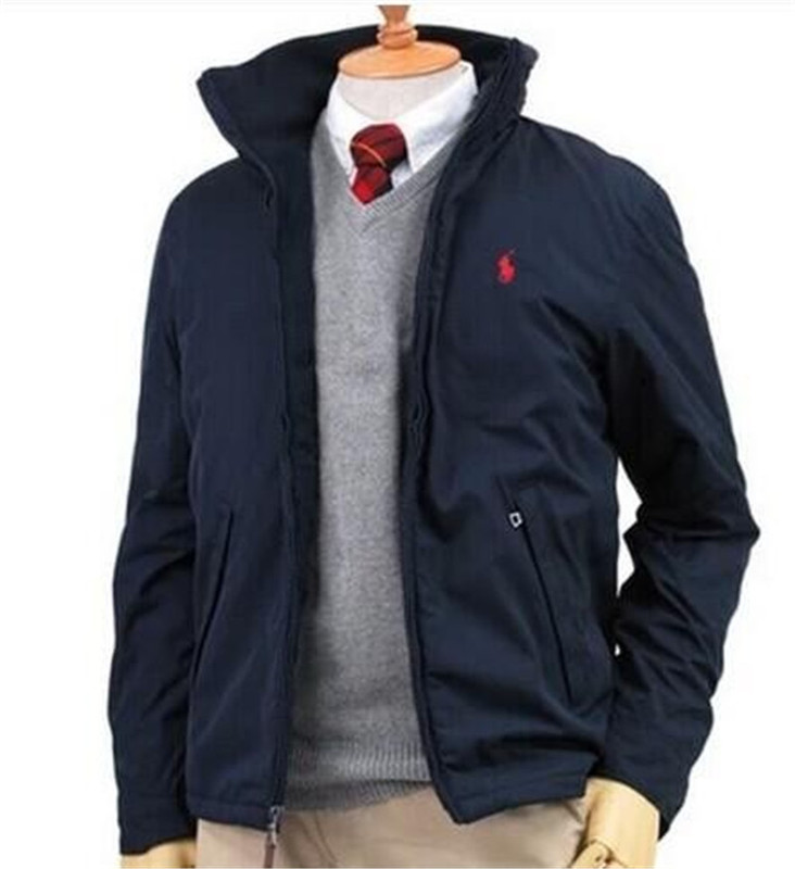 Autumn and Winter Paul Men's Jacket with Stand Collar, Fleece-Lined, Thickened, Warm, Large Size, Loose Casual Jacket Top