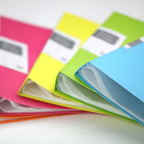 Color tree test paper clip A4 score clip folder multi-layer insert folder binder 304060 pages