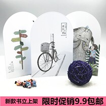 Book stand male and female student bookshelf book clip book by book stand book end book board hollow style creative medium large thickening