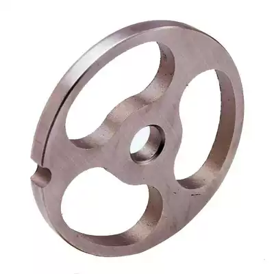 Can be US LKM-JR1010) meat grinder accessories-three holes out of the meat board (round knife)