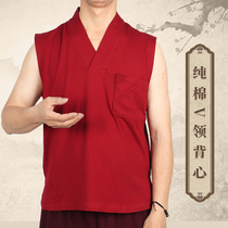 New] Casual vest pure cotton Lama skin-friendly bottoming clothing suitable for all seasons Tibetan monk clothing