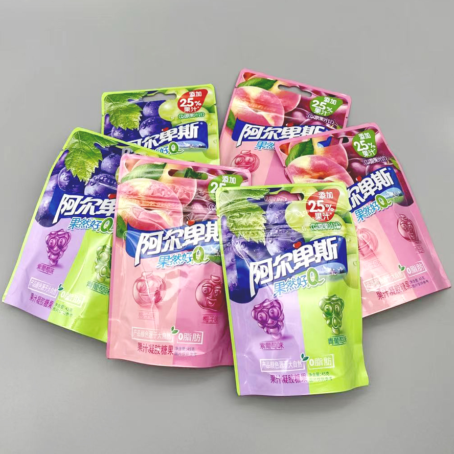 Alpine sure good Q juice gel soft sugar 0 fat Add juice chewy and colourful cartoon mixed fruit taste