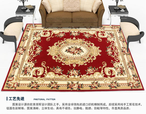 Thảm phòng khách Âu Mỹ dày handmade handmade Phòng ngủ Bắc Âu thảm sofa cà phê bàn ​​thảm nhà thảm - Thảm thảm lót sàn