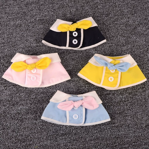 Кукла, накидка с бантиком, нагрудник, шарф, аксессуар, в корейском стиле, кукольный воротник, домашний питомец