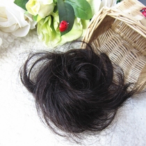 Recommended real hair Hairband wig semi-ball head rubber band flower head curly hair plate hair bun fluffy natural fashion