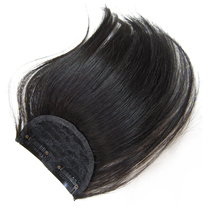 (Fluffy artifact) Both sides of the hair piece real hair wig patch invisible non-trace head additional hair replacement natural pad height