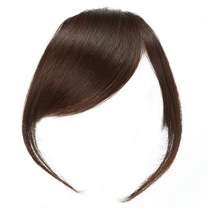 (New product) real hair oblique bangs invisible non-trace replacement film fake sea forehead wig head curtain sideburns face face