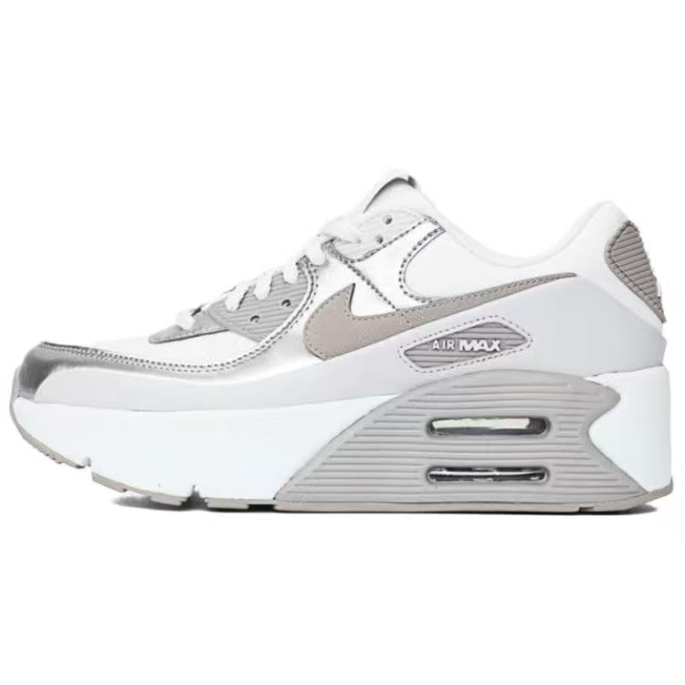 Nike Air Max 90 Lv8 Wear-Resistant Low-Top Lifestyle Casual Shoes for Women, White Ib0170-101 Nike Air Max 90 Lv8 Wear-Resistant Low-Top Lifestyle Casual Shoes for Women, White Ib0170-101