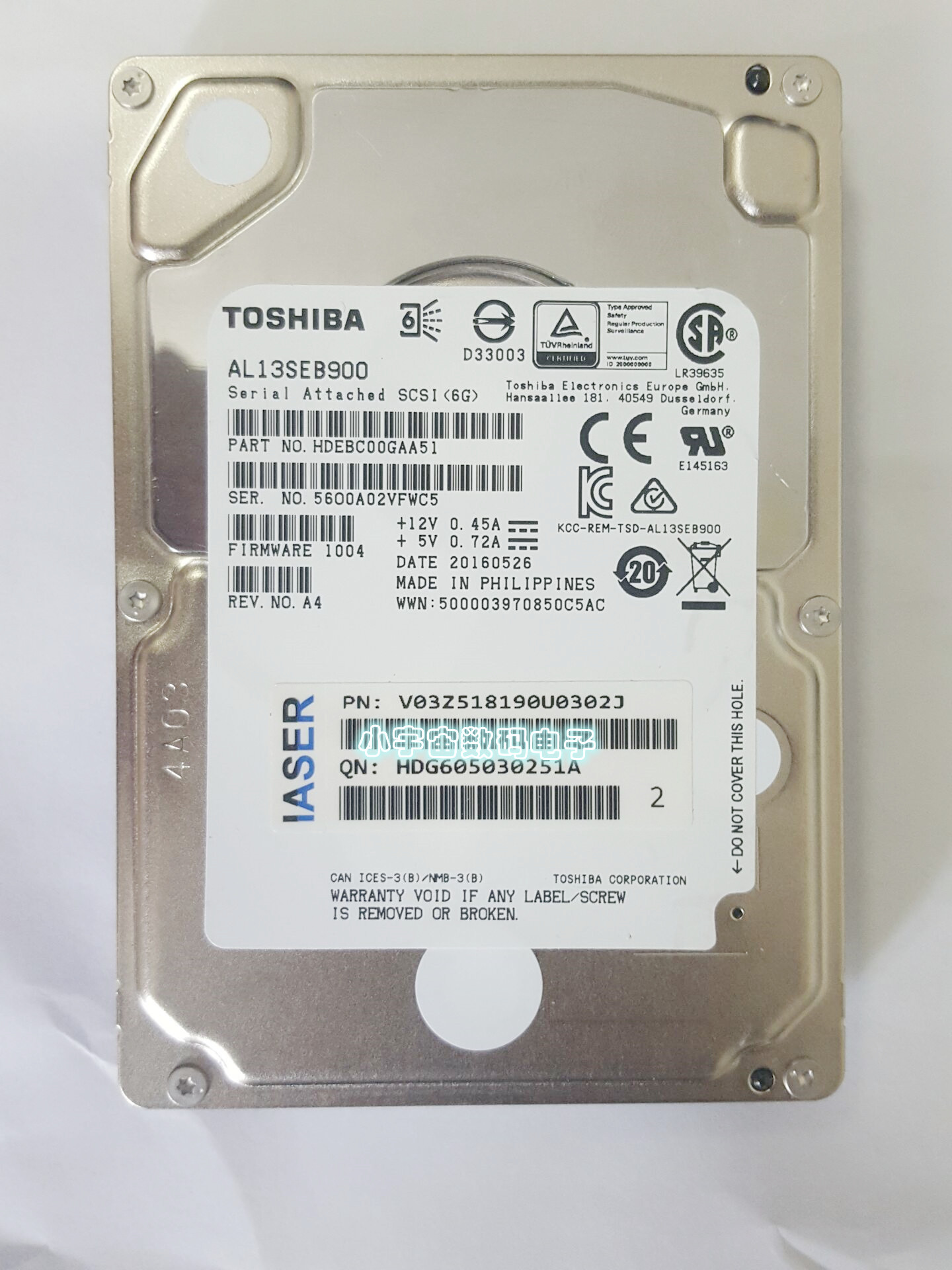 3 years Package Wave Original Dress Toshiba 900G 2 5 10K SAS AL13SEB900 Enterprise Grade Hard Disc