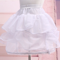 Girls one-size-fits-all pannier Lolita pannier daily mid-short skirt belt adjustable bell-shaped A-line boneless pannier
