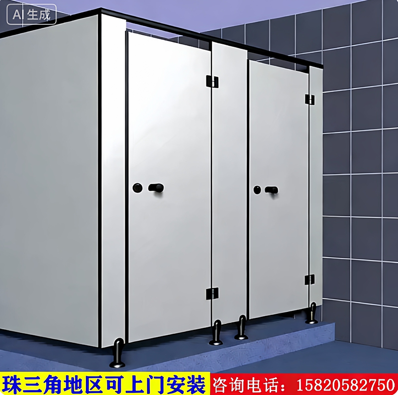Public Bathroom Partition Board Toilet Partition Door Shower Room Pvc Board Toilet Anti-Foldable Moisture-Proof Waterproof Board