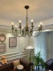 American Retro Chandelier Living Room Bedroom Dining Room Lamp French Country Homestay Solid Wood New High-End Candle Lamp