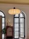French-Style Vintage Retro Chandelier with a Quiet Elegance, Pumpkin-Shaped, High-End Ambiance, New Chinese-Style Silk Bedroom Lighting