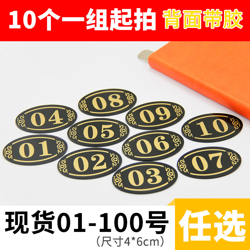 Number number Cabinet affixed Internet cafe Dining room Desk number Seat number plate number Hand brand number plate House number
