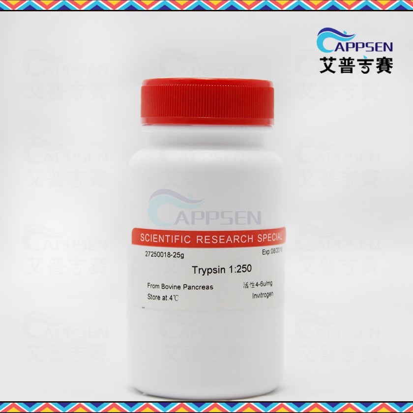 Biotopped 胰蛋白酶1:250 Trypsin 1:250 BR级  CAS:9002-7-7