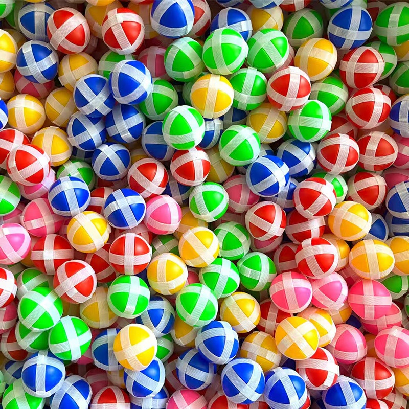 Children's Sticky Ball Target Throwing Toy Accessories Sticky Ball Dart Board Mixed Color Toy Balls Parent-Child Interactive Sticky Ball