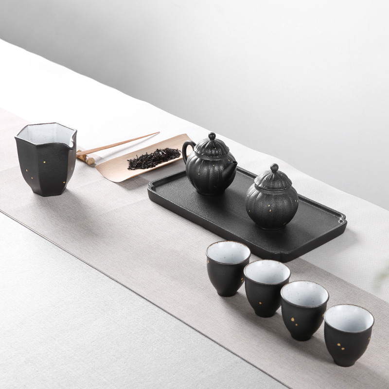 Porcelain heng tong kung fu tea set Japanese travel portable package ceramic teapot suit modern household contracted the custom