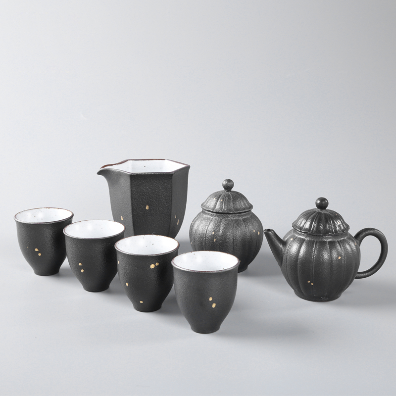 Porcelain heng tong kung fu tea set Japanese travel portable package ceramic teapot suit modern household contracted the custom