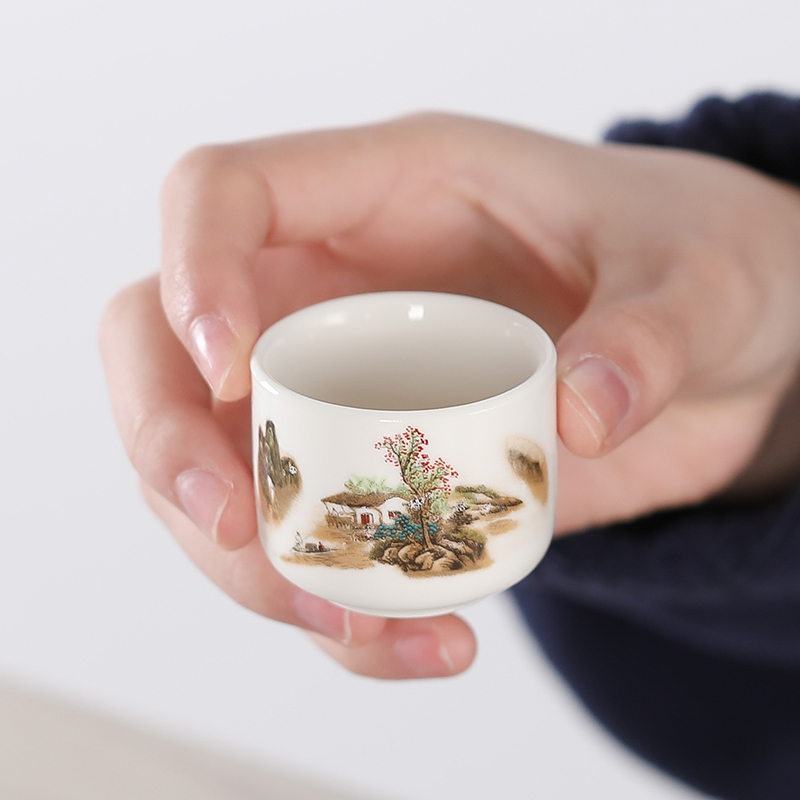Japanese porcelain constant hall ceramic wine cup of wine bottle suit liquor jar of wine and rice wine, small household contracted a small handleless wine cup