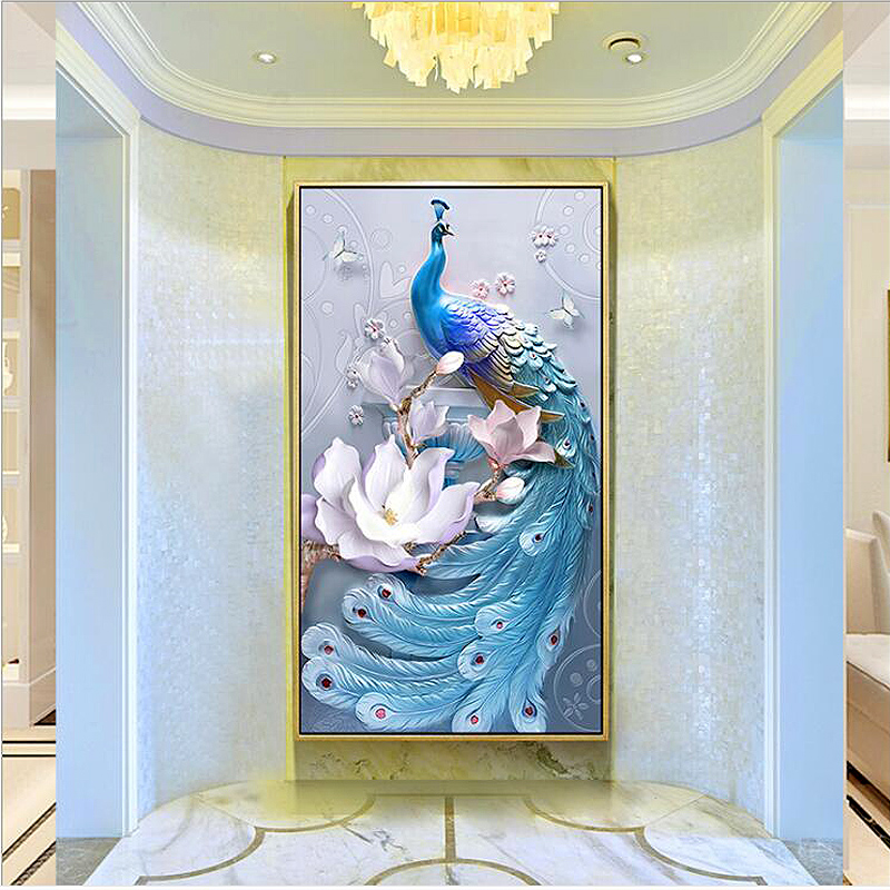 Porcelain porch decoration # constant vertical version of the corridor, corridor murals I and contracted hotels the abstract painting paintings
