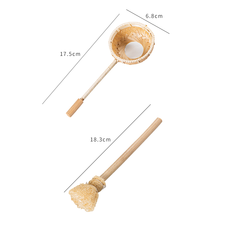 Porcelain heng tong bamboo rattan has by hand) tea tea canister filter filter ideas with kung fu tea tea zero accessories