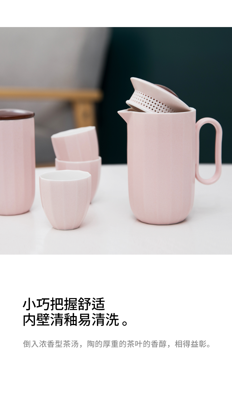 Porcelain ceramic teapot # constant filtering single pot of high - capacity kung fu tea set suit household contracted and I teapot