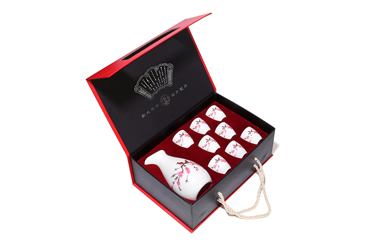 Porcelain heng tong ceramic wine suits for wine cup of liquor cup small a small handleless wine cup wine wine wine with Japanese hip points