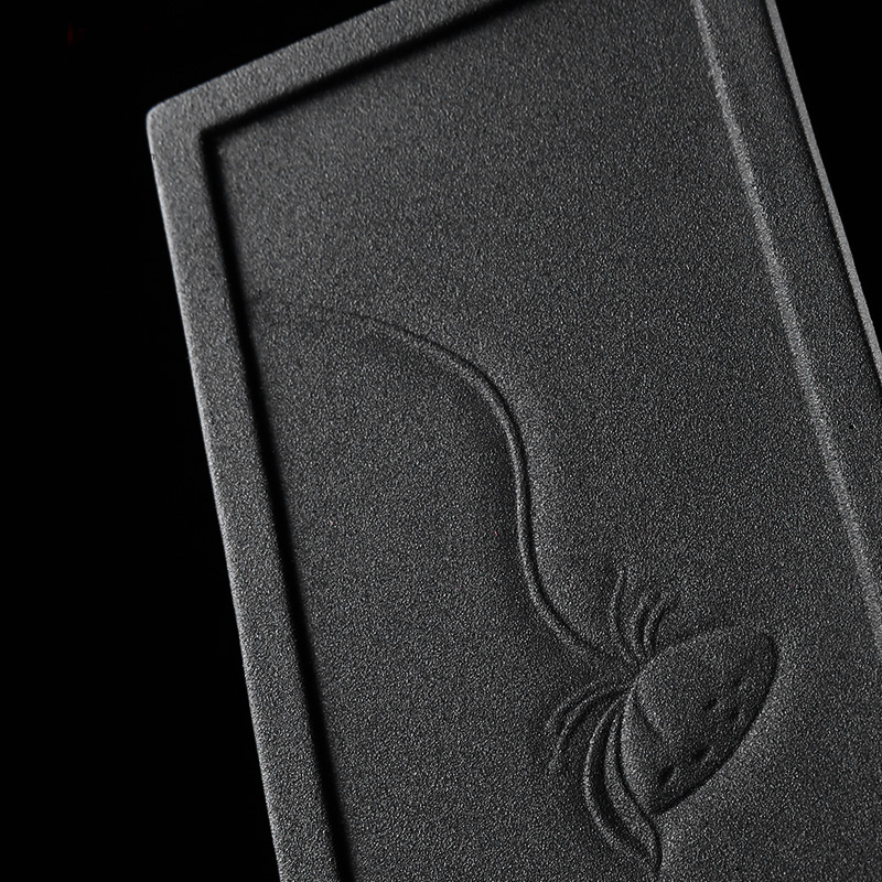 Zen coarse pottery lotus rhyme dry plate bearing archaize ceramic pot kung fu tea tea tray tea tray tea taking with zero