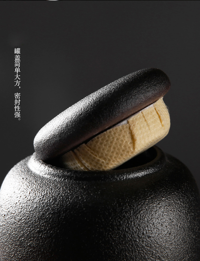 The Crack of a pot of 2 cup coarse pottery portable travel package ceramic kung fu tea sets of household contracted teapot