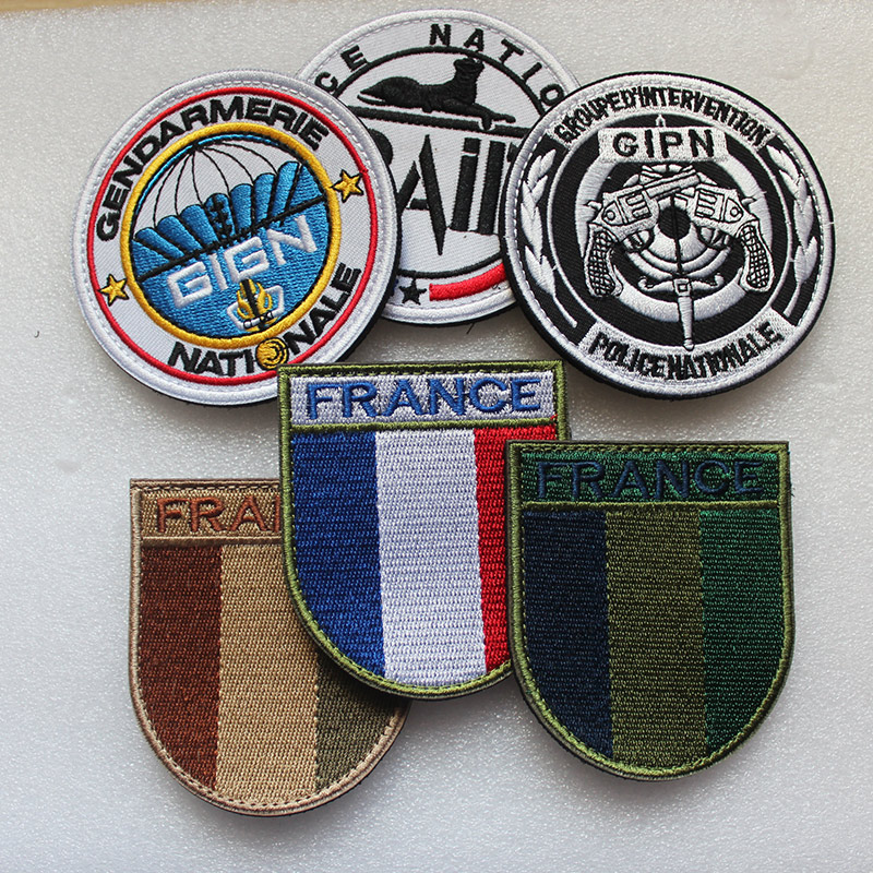 French Gendarmerie Special Forces Armband Velcro GIGN Rainbow Six Badge DIY Clothes Sewing Patch